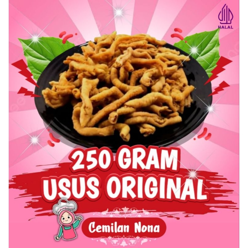 

Usus Crispy Original 250gram