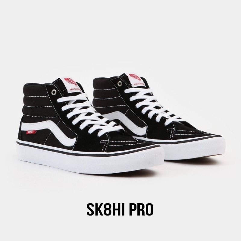 Vans Sk8 Hi Pro Classic Black White Original