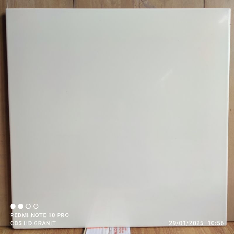 Keramik Lantai 40x40 putih polos Murano/Asia tile