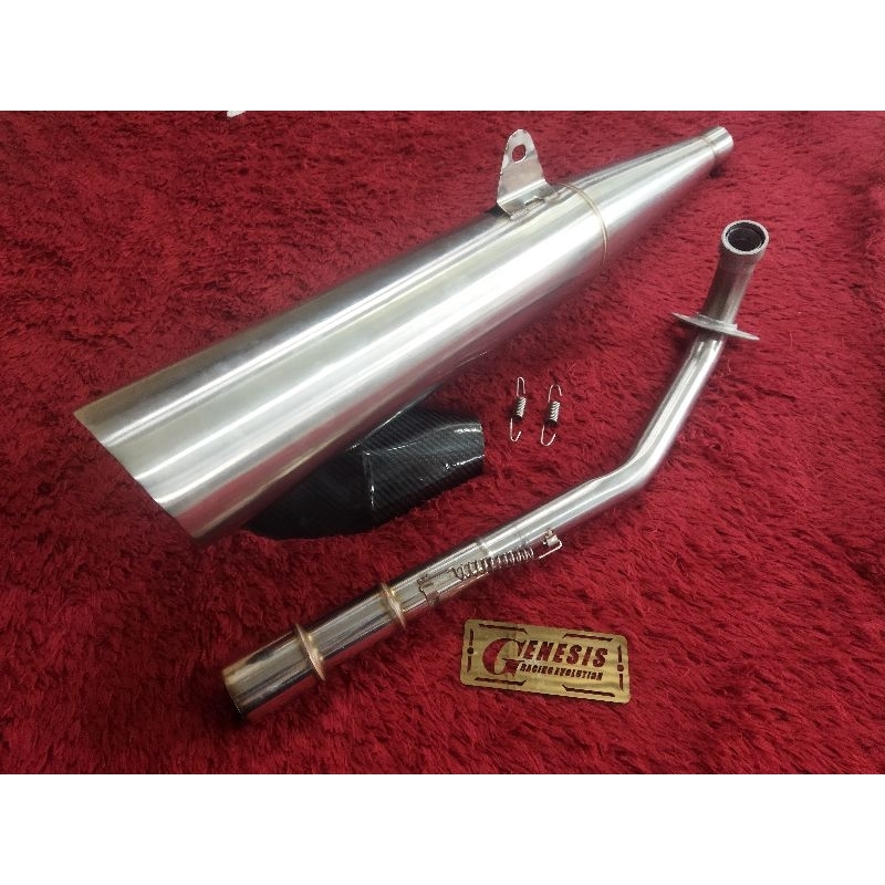 KNALPOT STANDAR RACING BEBEK HONDA KARISMA SUPRA X 125 DLL