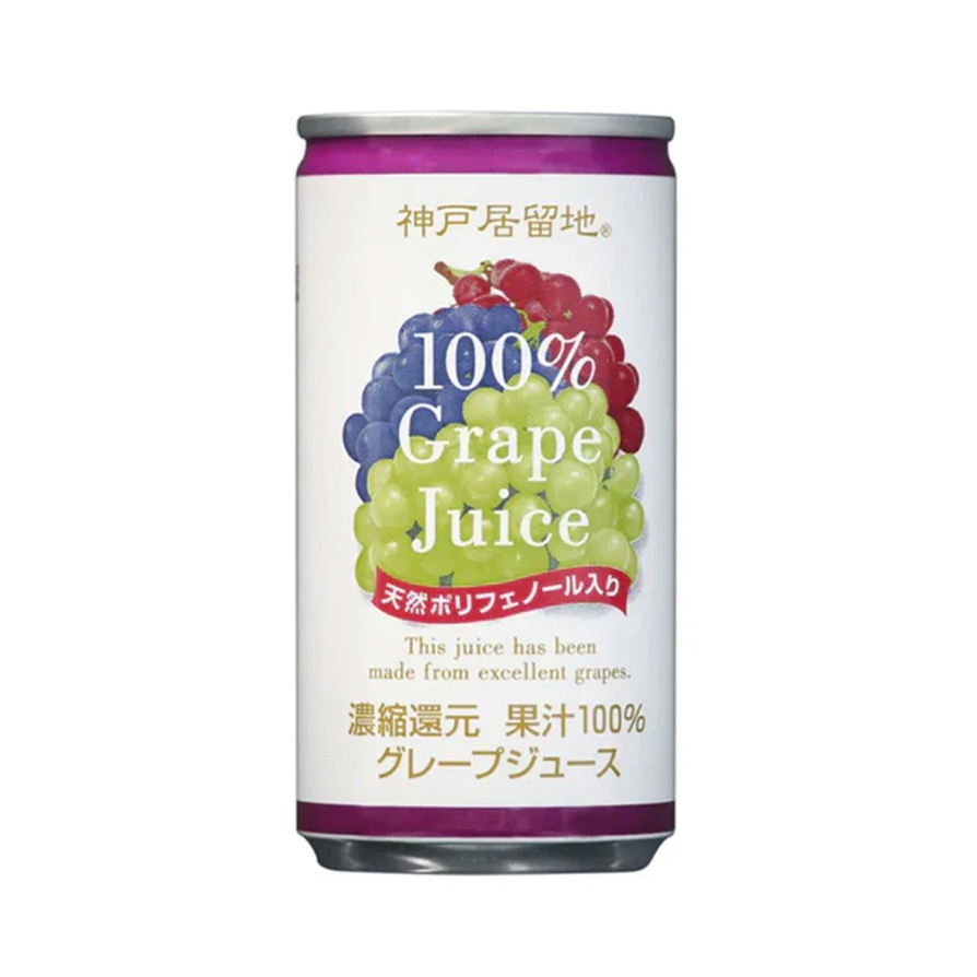 

Tominaga Kobe Kyoryuchi Grape Juice / Minuman Berperisa Anggur 185 Ml