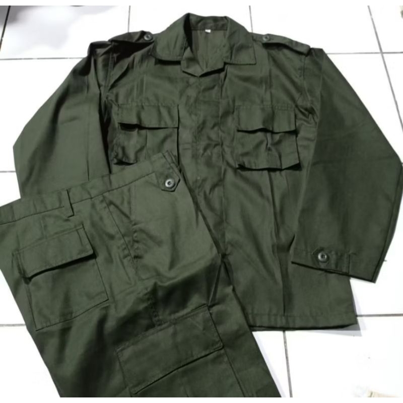 Baju pdl menwa bahan american drill