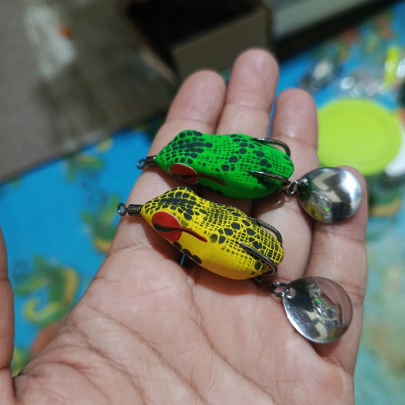 soft frog 4 cm & 3,5 cm umpan casting