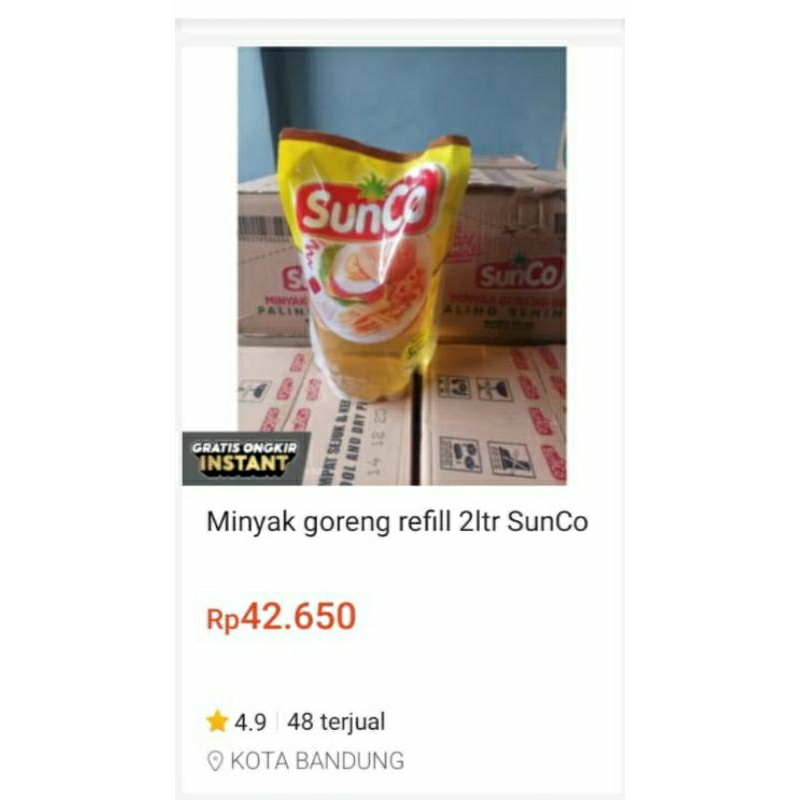 

RB22 Minyak Goreng Sunco 2ltr