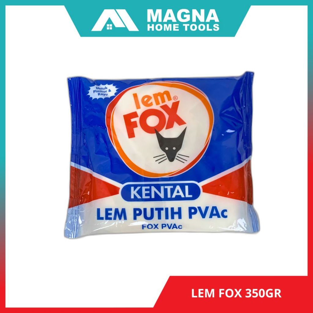 LEM PUTIH TEMBOK KAYU FOX 350GR