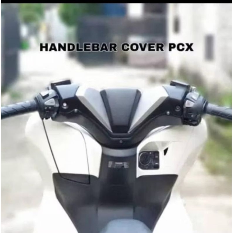 COVER STANG HONDA PCX NEW CARBON COVER TUTUP STANG PCX 160