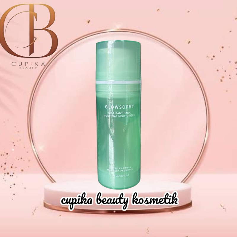 pe,pz} GLOWSOPHY MOISTURIZER HIJAU CICA 100 ML - CICA PANTHENOL SOOTHING MOISTURIZER
