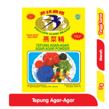 

Swallow Globe Tepung Agar-Agar Merah 7 g