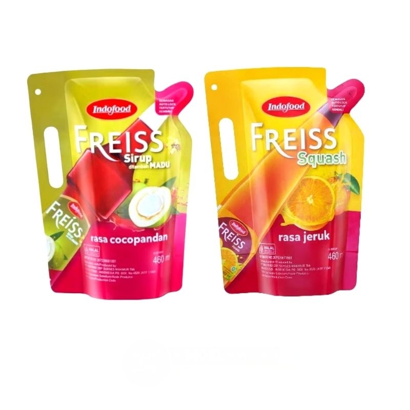 

INDOFOOD FREISS SIRUP - SQUASH POUCH @460ML