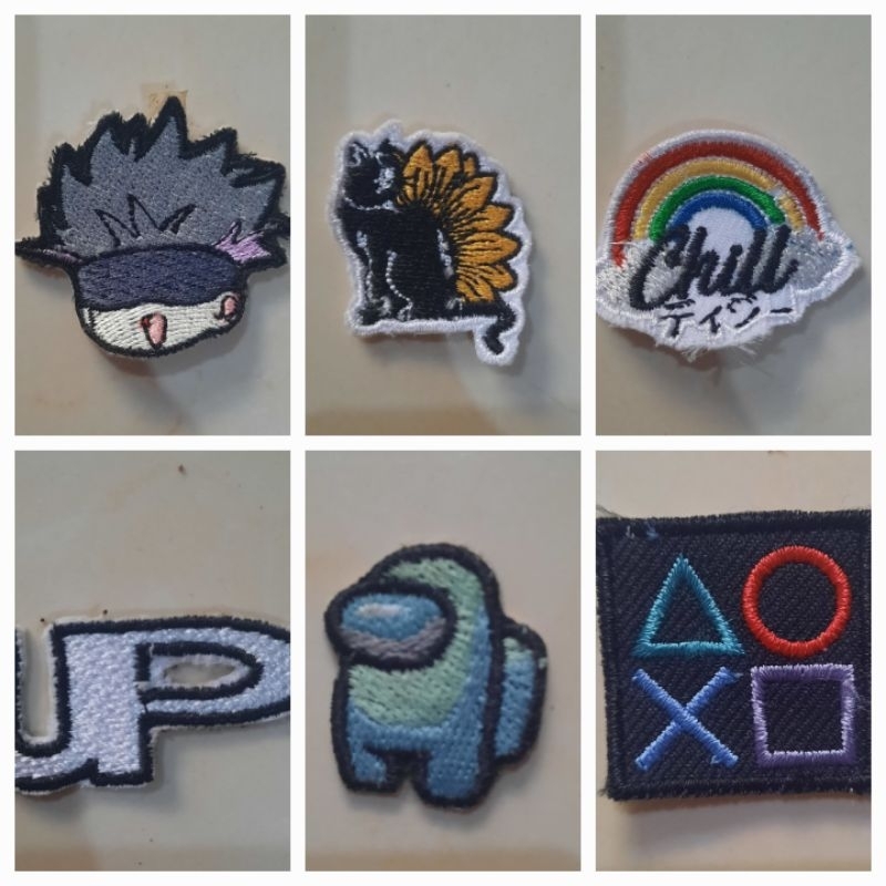 Part 2 (2000) Iron Bordir Patch Doggy, Panda, Kelinci, BTS, Kelinci, Bunga, Bumi ukuran kecil dan lu