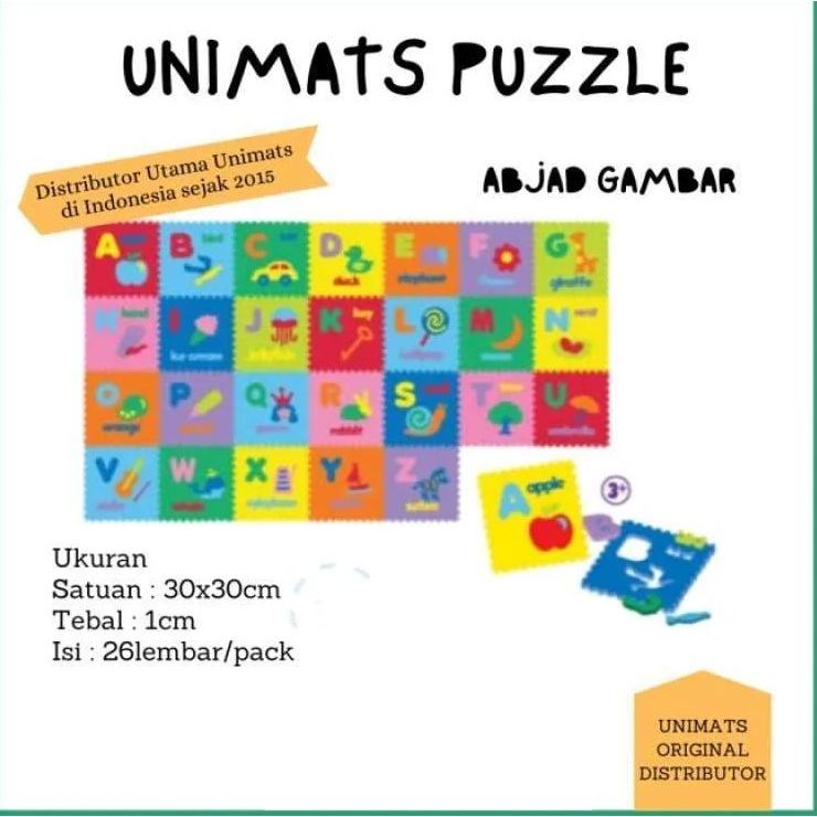 EVAMAT ABJAD GAMBAR ISI 26 PCS  / ALAS LANTAI