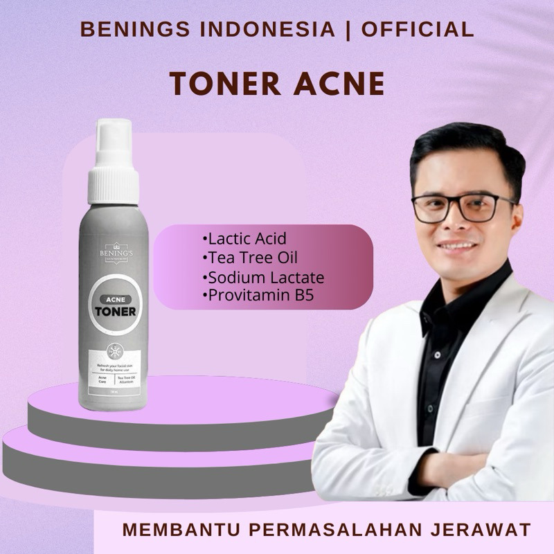 Benings Skincare By Dokter Oky Pratama - Toner Acne Benings Indonesia