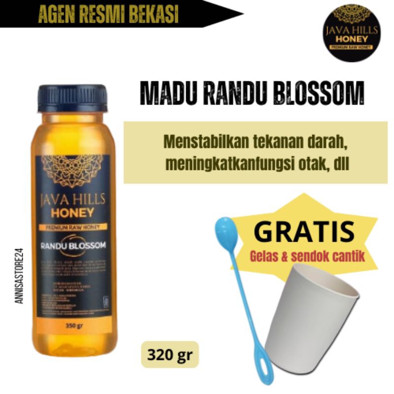 

Madu Randu Blossom Java Hills 330gr/ atasi kolesterol jahat