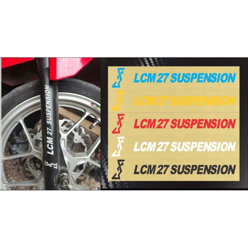 stiker LCM 27 SUSPENSION cutting sticker LCM 27 SUSPENSION