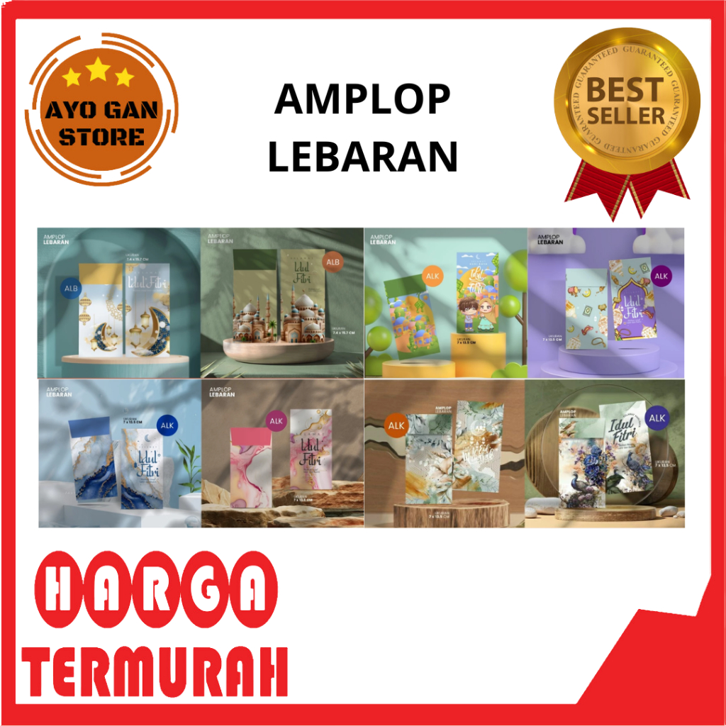 

Amplop Lebaran Idul Fitri Premium (Isi 10pcs)