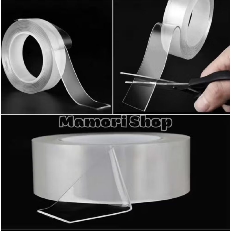 

Double Nano Tape Selotip 2 Sisi Kuat Bisa Dicuci dan Dilepas Tanpa Bekas