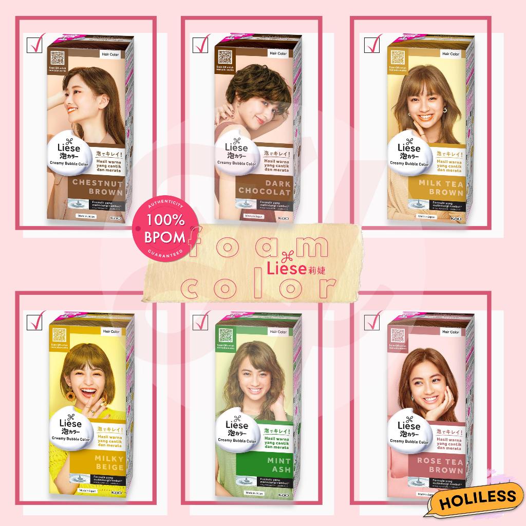 [BPOM] LIESE Creamy Bubble Foam Hair Color | EXP 2026-2028 | INSTANT / SAME DAY | Made in Japan | Sh