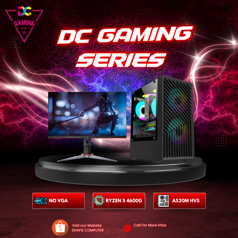 PC G Series PC AMD Ryzen 5 4600G | 16GB | SSD 256GB Rakitan Gaming