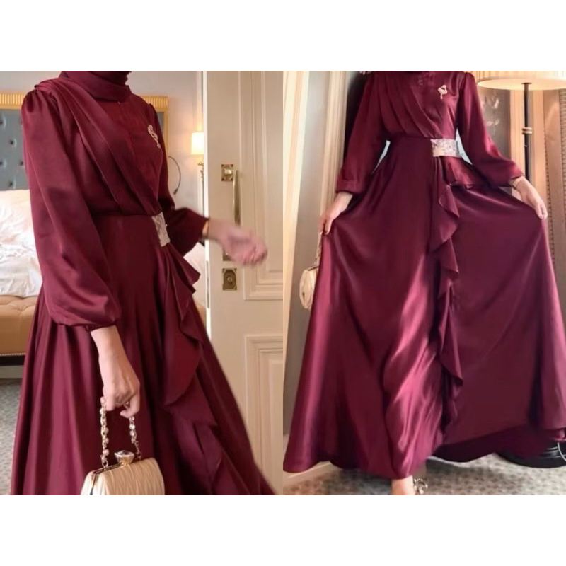 (PRELOVED) Gamis dress lily