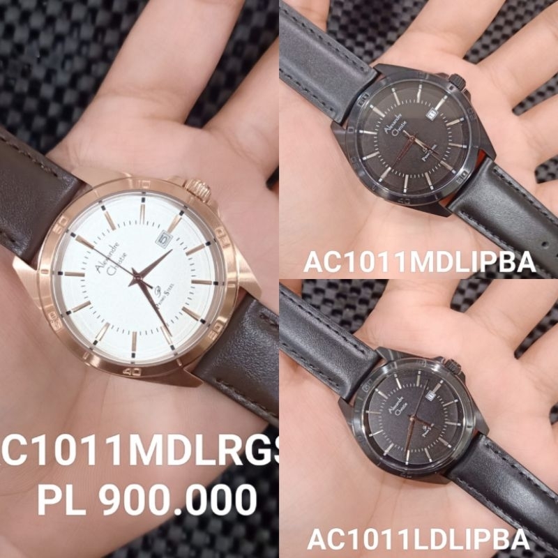 Jam Tangan Couple Alexandre Christie AC 1011 MD LD ORIGINAL