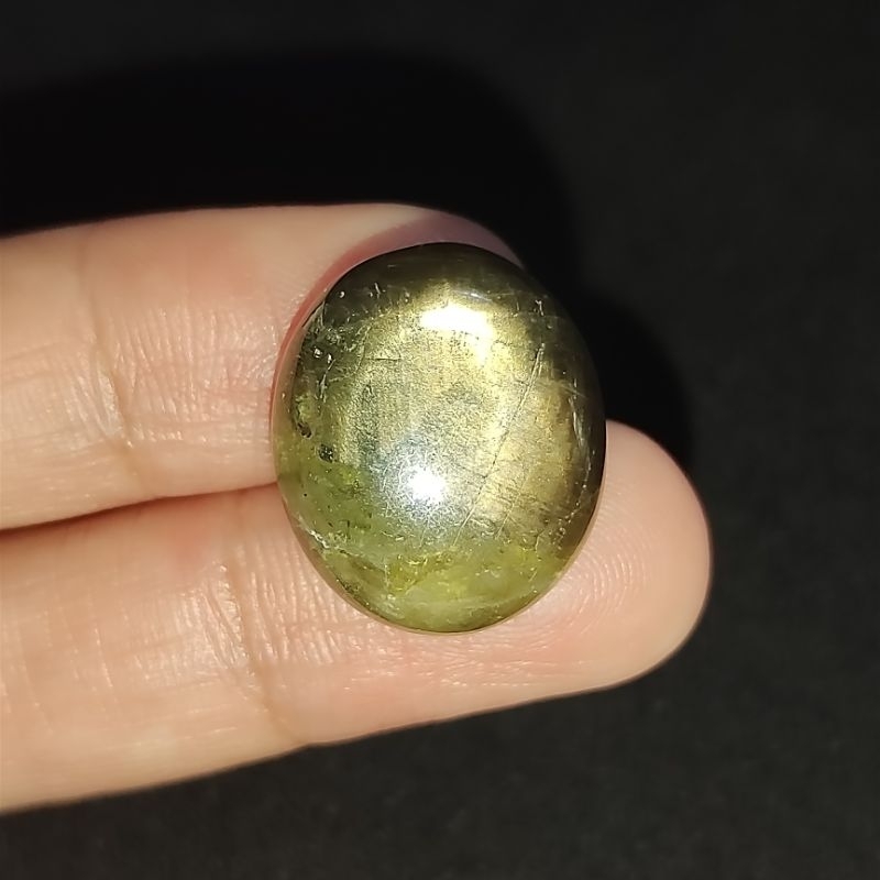 Permata Natural Black Star Sapphire - Batu Black Star Safir Asli