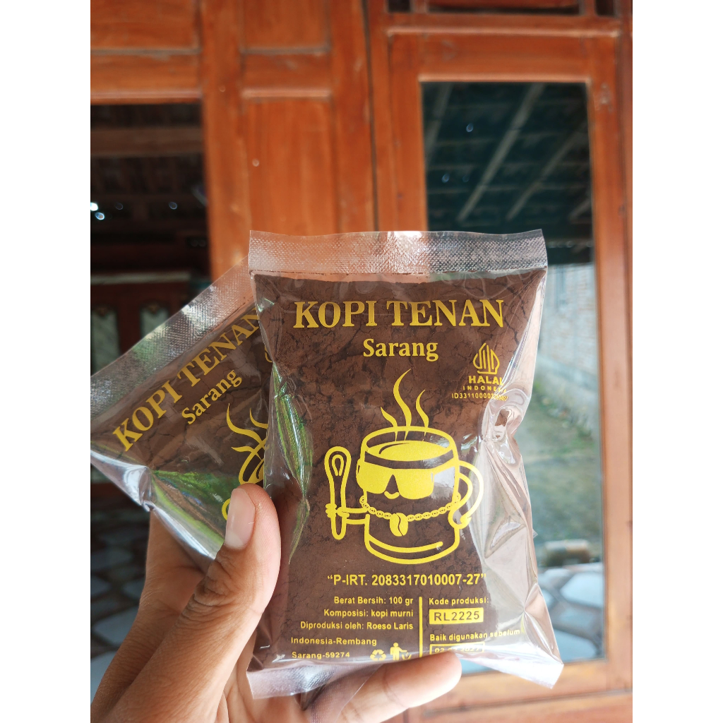 

KOPI TENAN KOPI LELET MURNI KHAS SARANG REMBANG