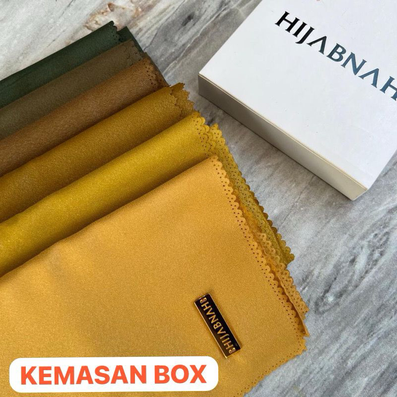 Segiempat Hijab Shinar Glamour KEMASAN BOX Hijabnah