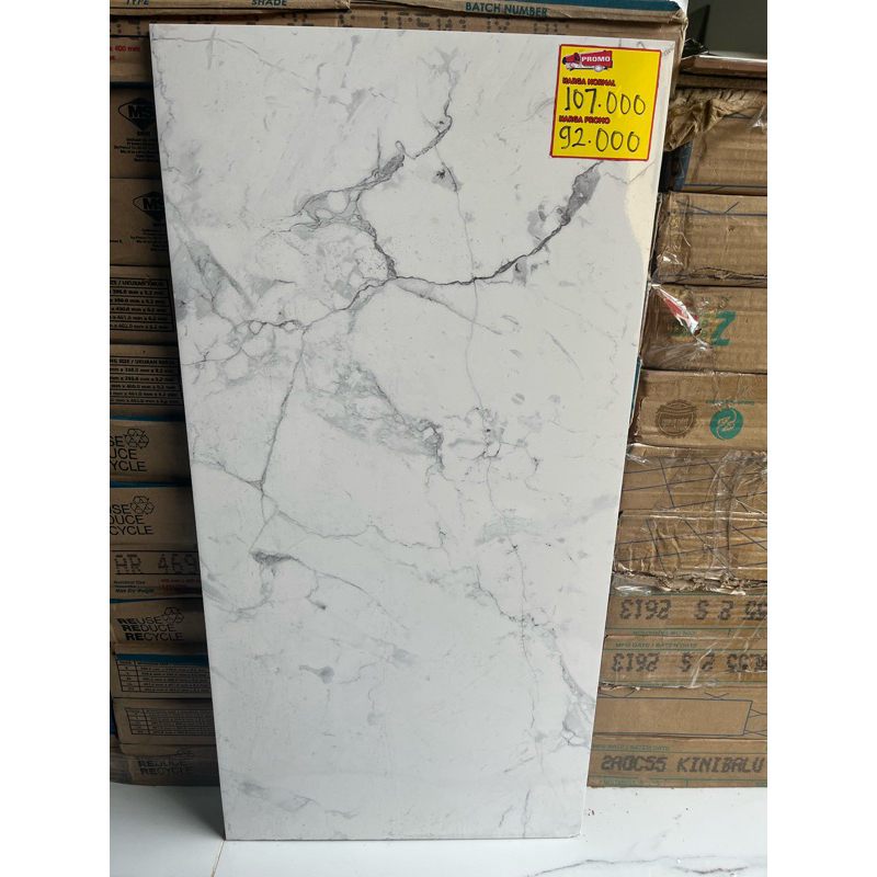 Keramik Dinding Glossy Kamar Mandi Dapur KIA Alissa White 30x60