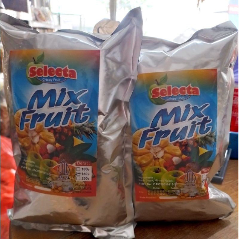 

Kripik Mix Fruit Selecta 150gr Kwalitas 1