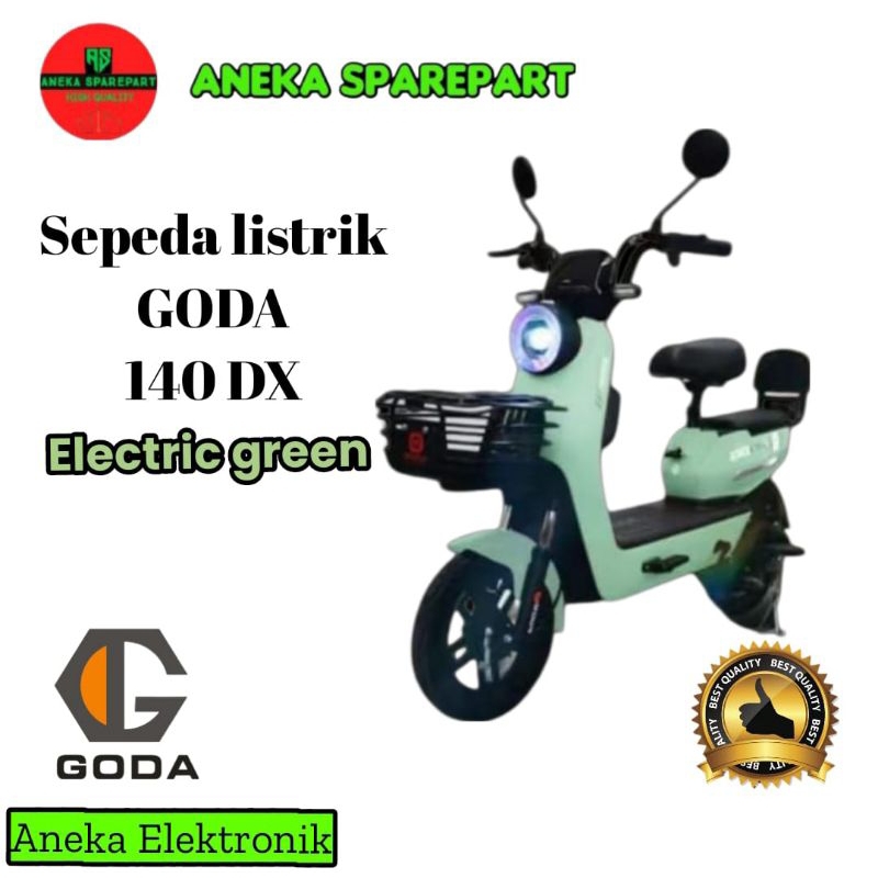PROMO Sepeda listrik Goda 140 DX electric green