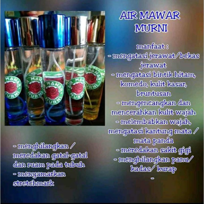 Air mawar Murni 100ml