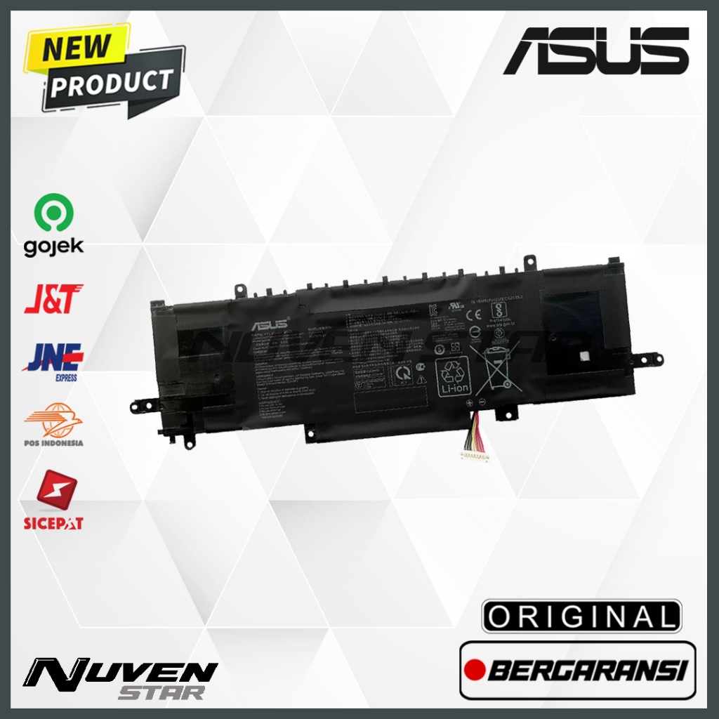 Original Baterai Laptop ASUS ZenBook UX433FAC UX433FL UX433FLC UX434DA UX434F UX434FA UX434FL UX434F