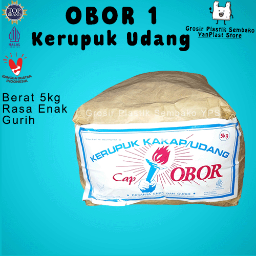 

Kerupuk Udang/Kakap Obor 1 Berat 5kg