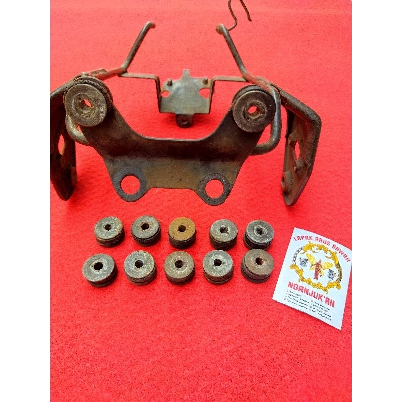 Karet Ganjal Bantalan Pangkon Lampu Atas Gl Max Pro Original Sepasang