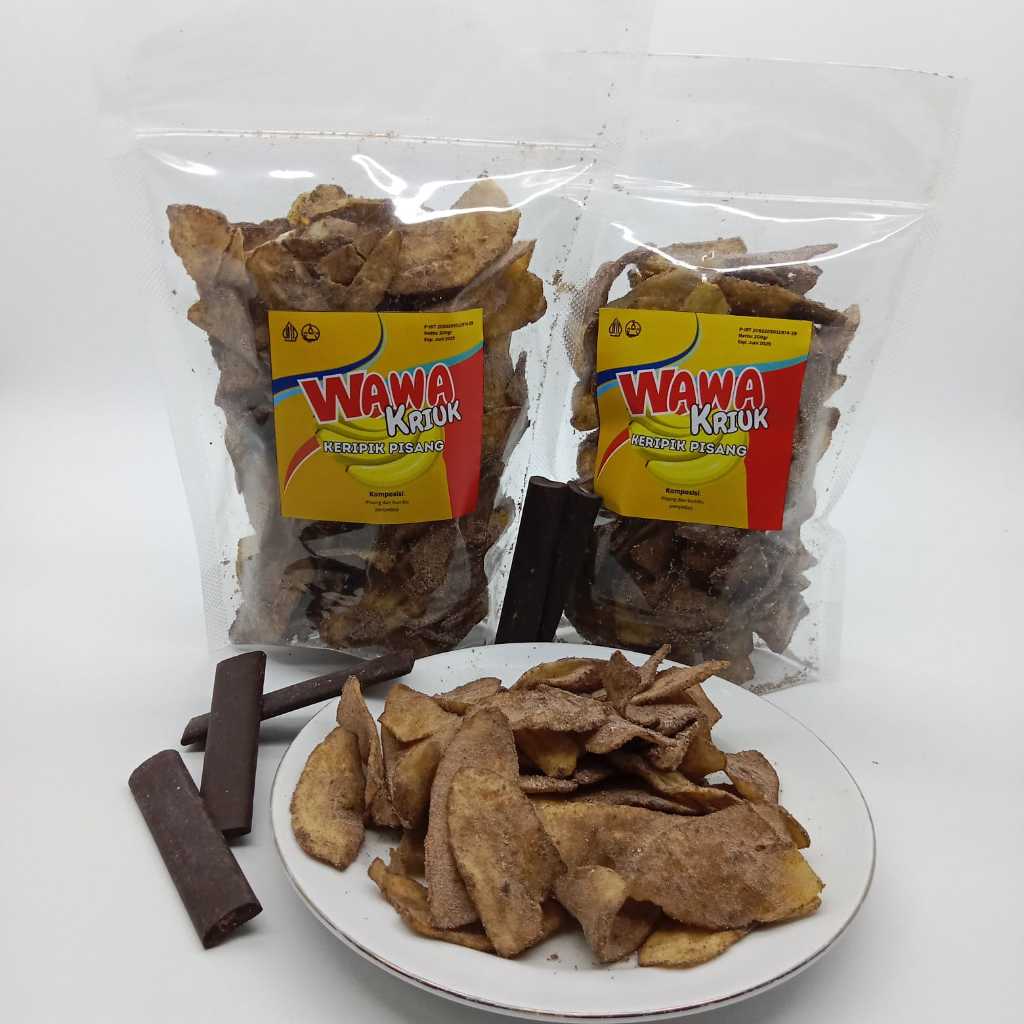 

Keripik Pisang Coklat 365 Gram