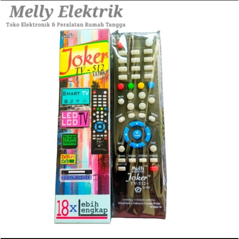 Remote Multi Joker/remote Tv digital,tabung dan Set top box