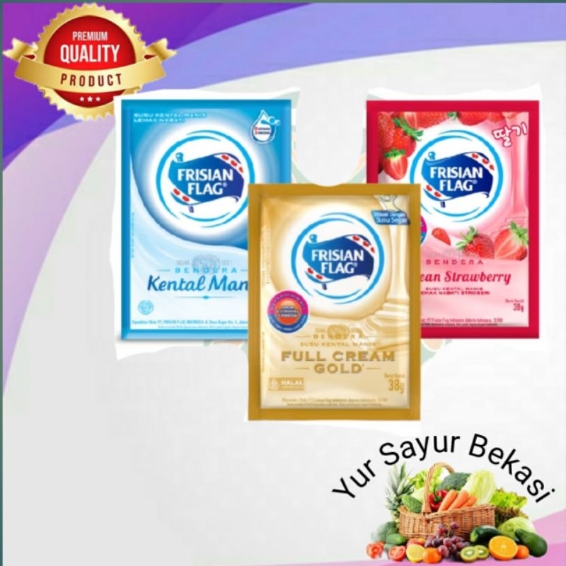 

Susu Kental Manis Frisian flag 38gr (1Sachet).