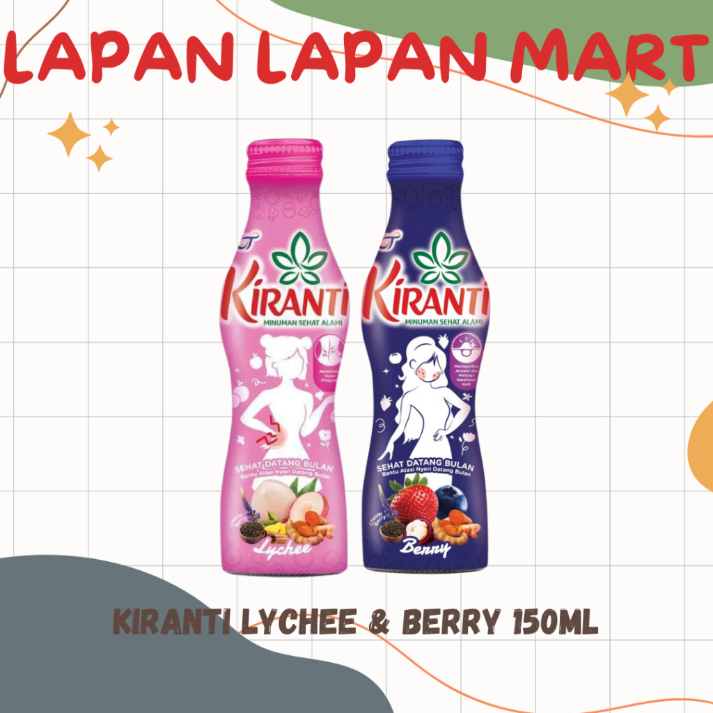 

Kiranti Sehat Datang Bulan Lychee & Berry 150ml