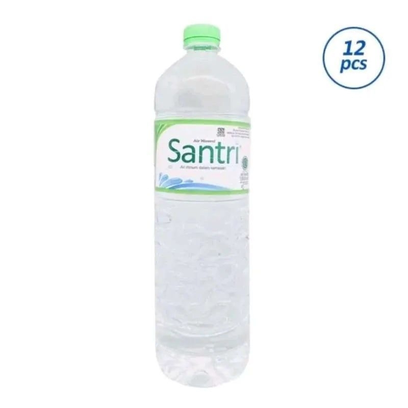 

Santri Air Mineral Botol 1500 ml satu dus isi 12