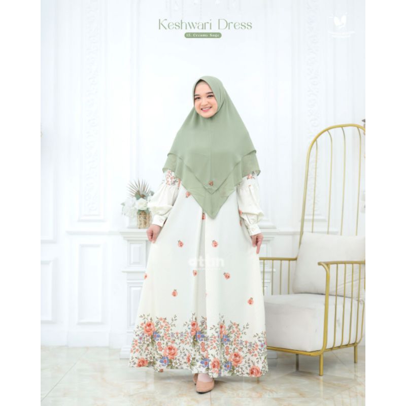 ATTIN- KESHWARI DRESS - NAHIRA REBORN-GAMIS DEWASA SIMPEL
