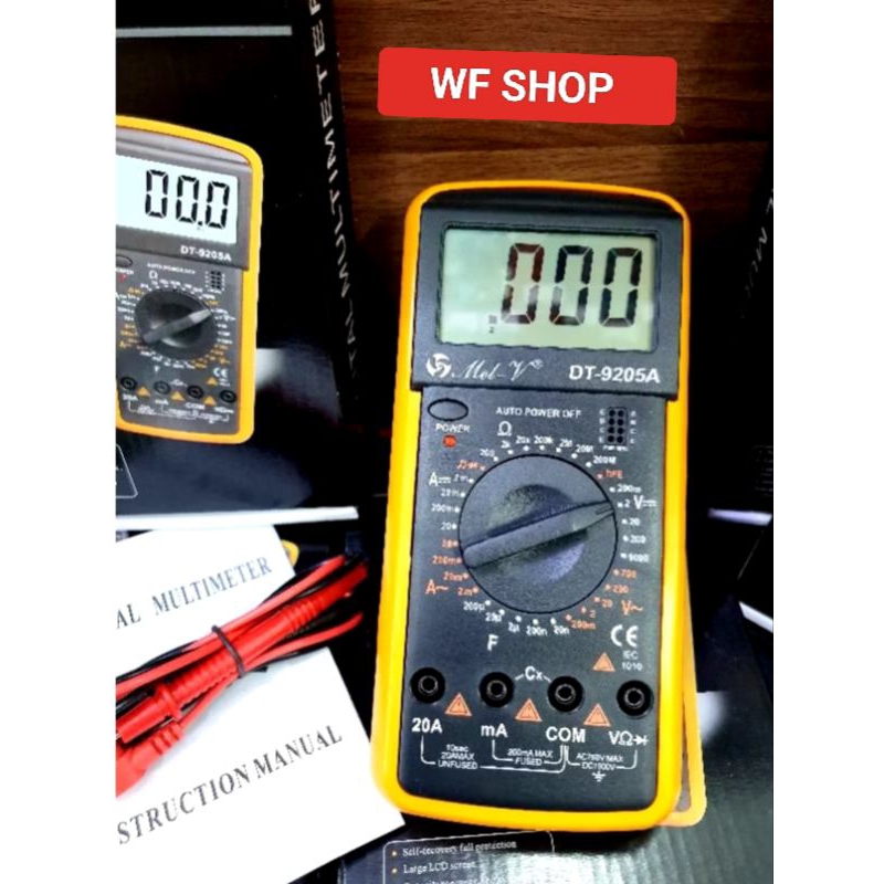 Multitester Digital DT-9205A / Avometer Digital / Multitester DT 9205A
