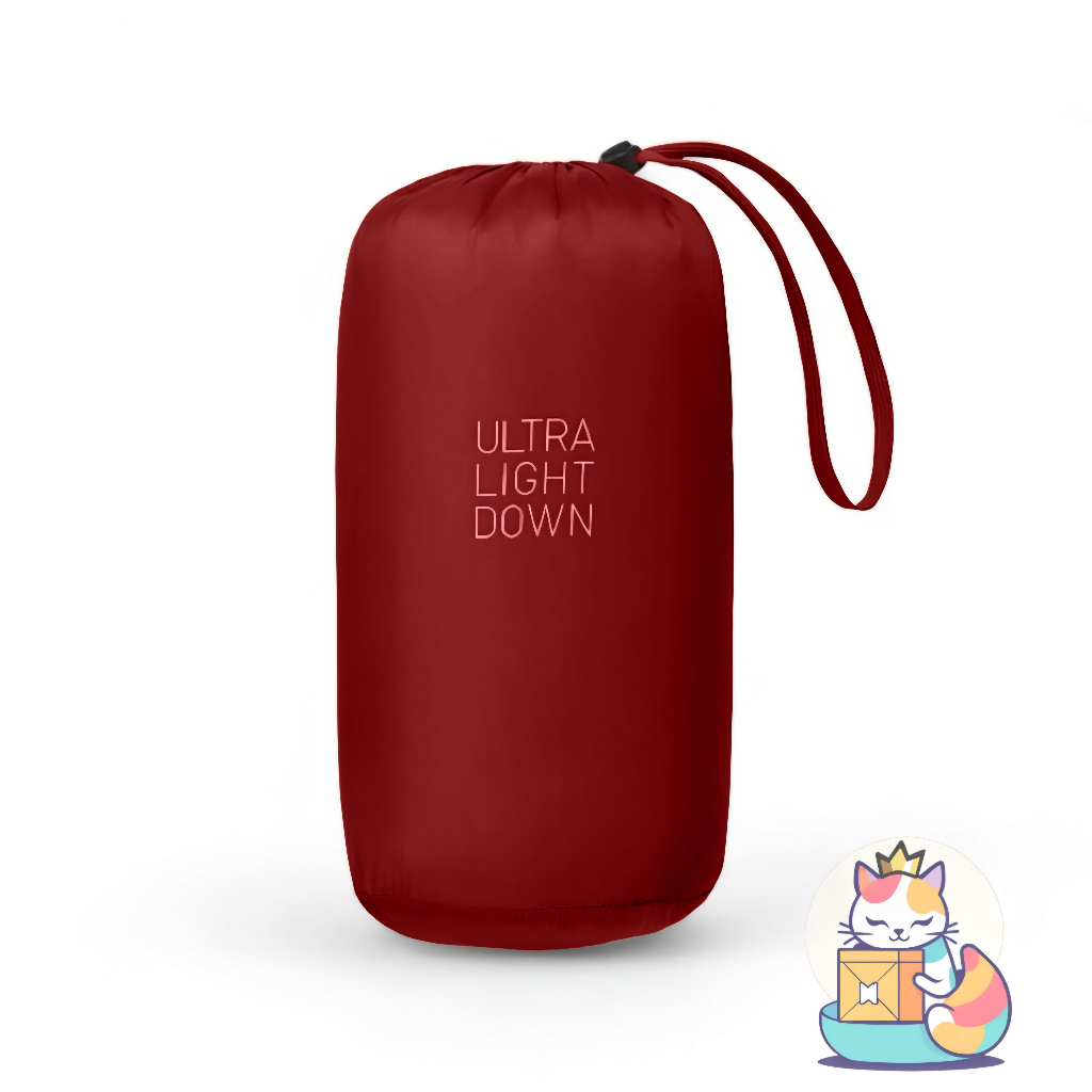 UNIQLO Stuff Sack Ultralight Down | Pouch sarung Jaket Bulu Angsa | Kantong Penyimpanan Pakaian