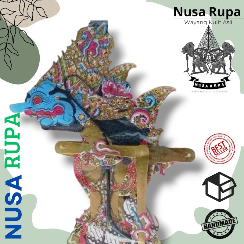 WAYANG kulit ASLI KULIT BUTO RATU SABRANG (kualitas I)