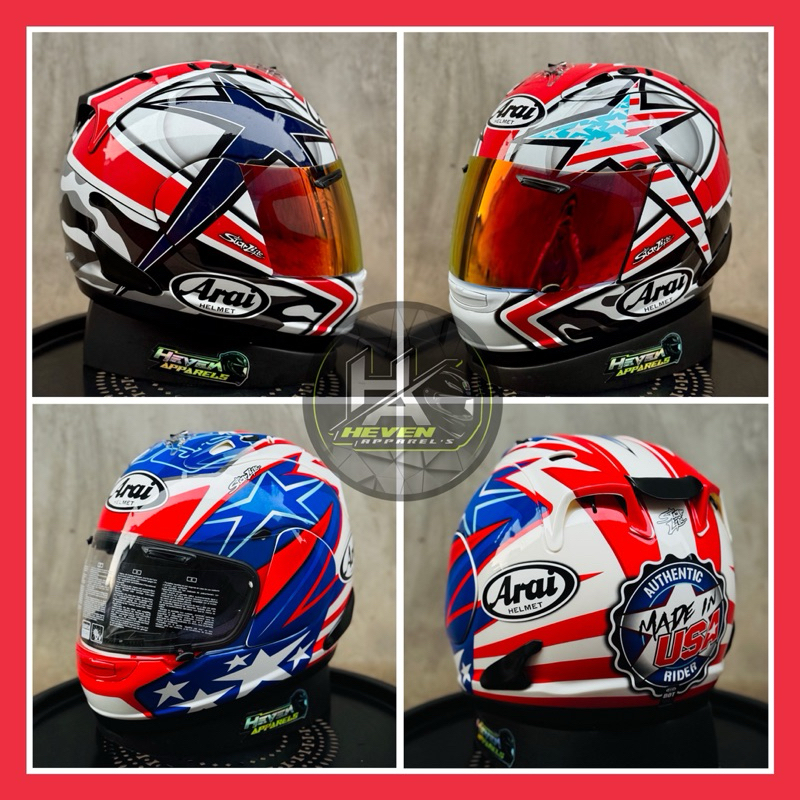 Helm Rx7x RR5 Hayden SB Laguna Seca Super copy