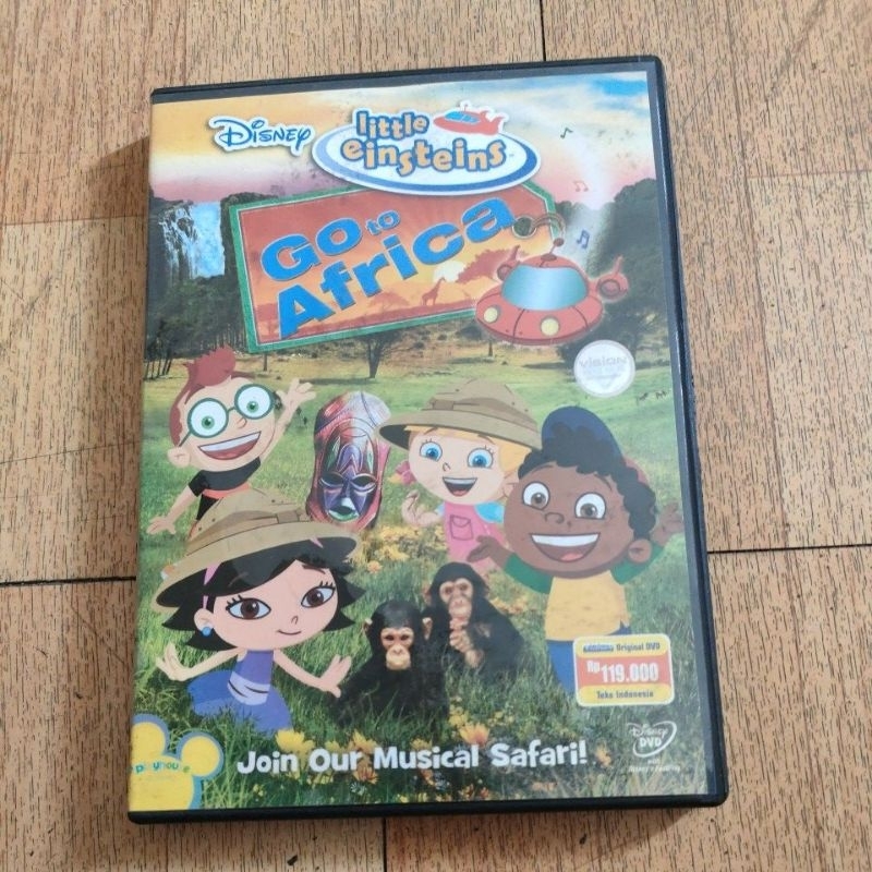 kaset DVD disnep little Einstein original