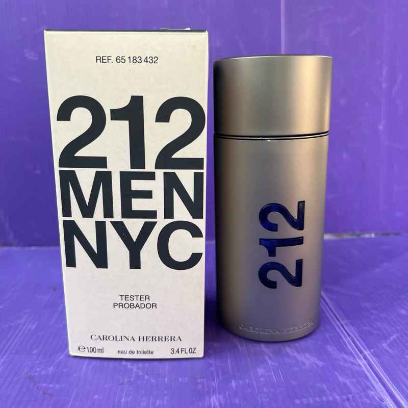 212 Men NYC Carolina Herrera Parfum Original Tester