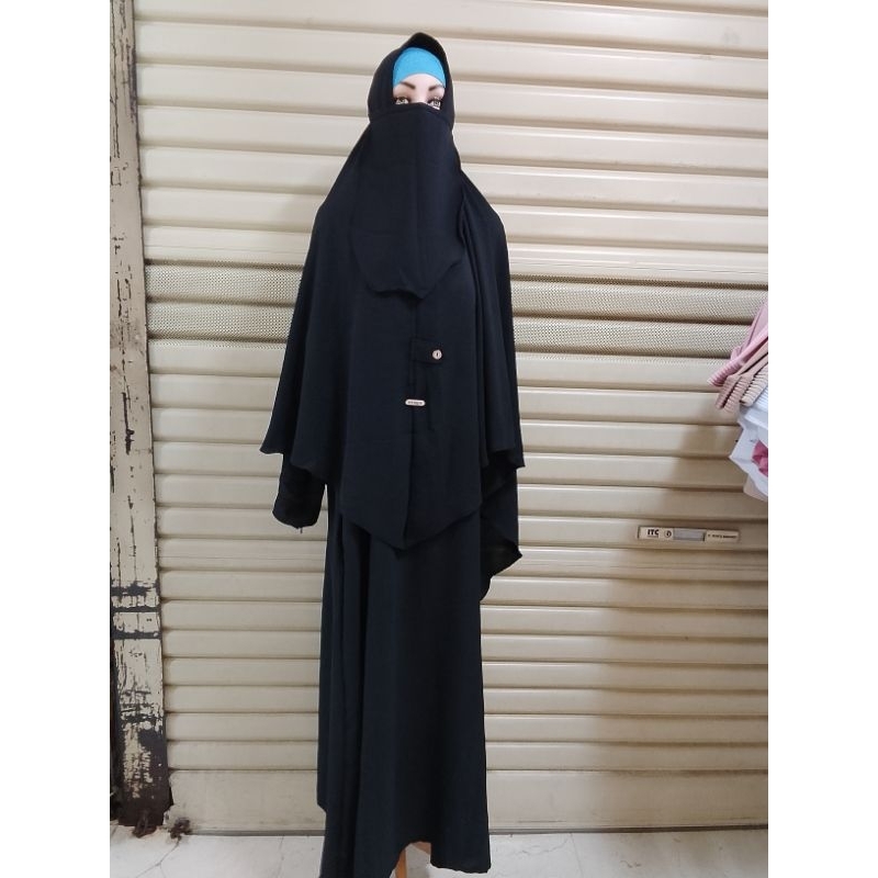 GAMIS REMAJA MUSLIM,SET HIJAP + CADAR