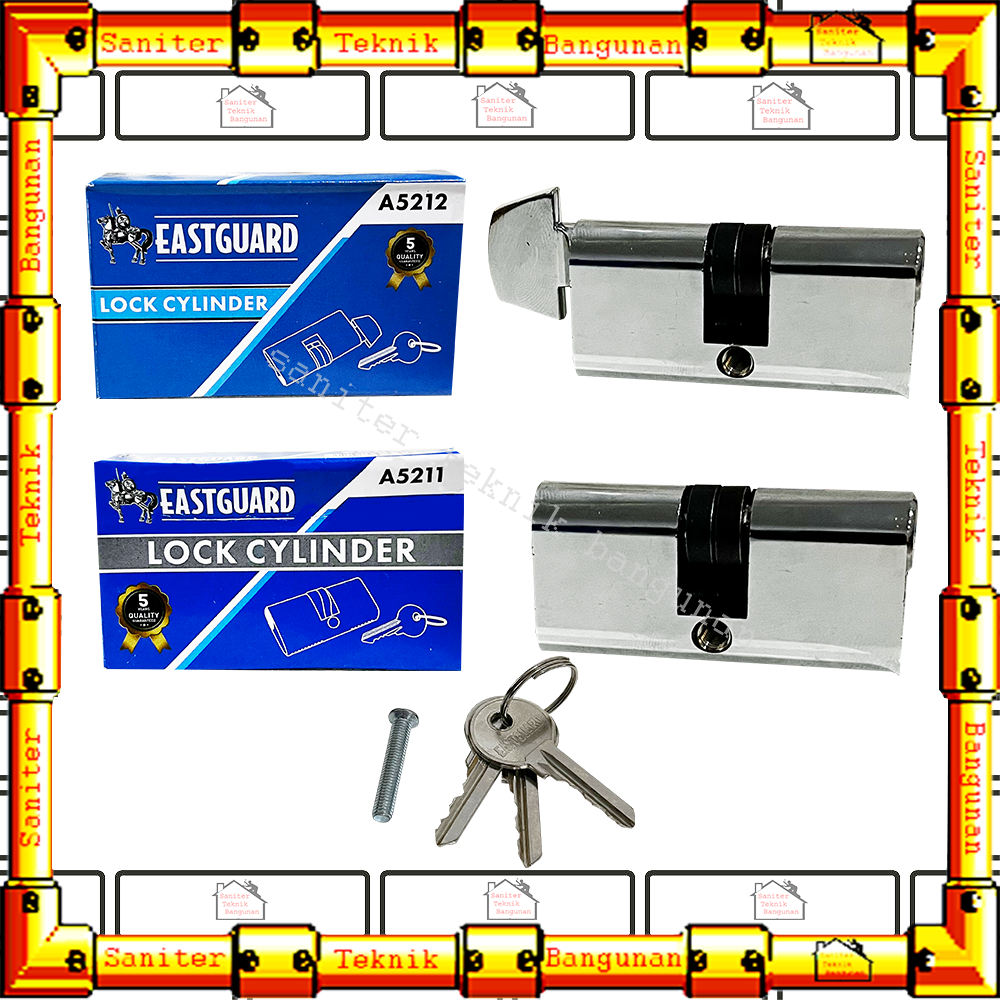 Silinder Knop Kunci Pintu Alumunium Eastguard / Cylinder Kunci Pintu