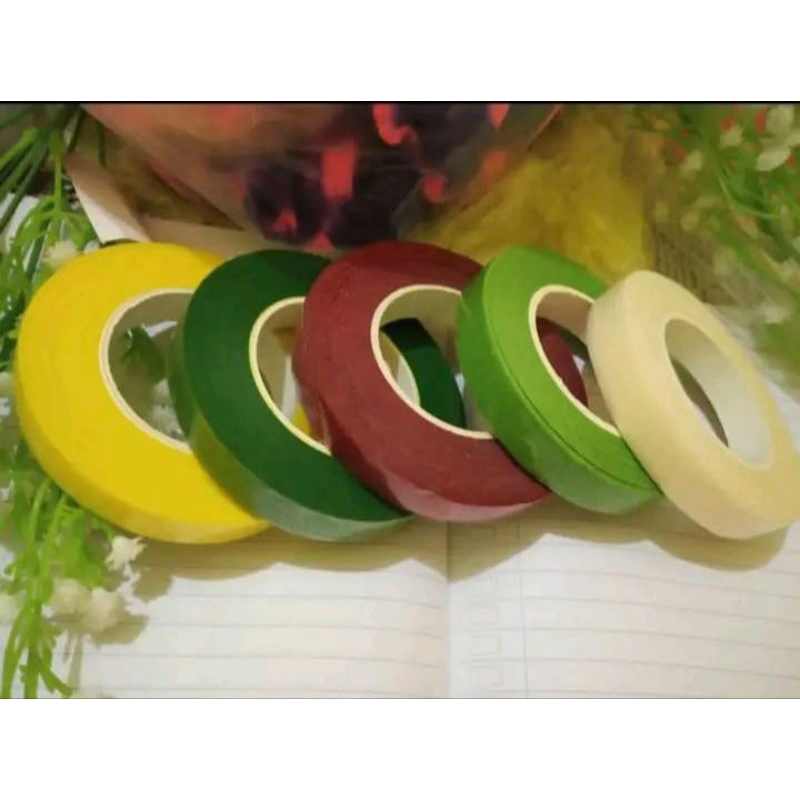 FLORAL TAPE WARNA 30 YARD