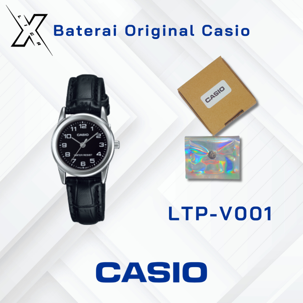 Baterai Jam Tangan Casio LTP-V001 Original